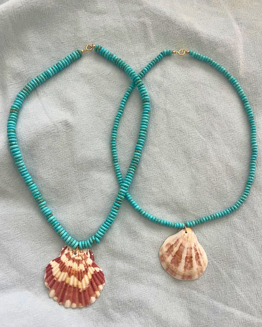 Turquoise Shell Necklace 3