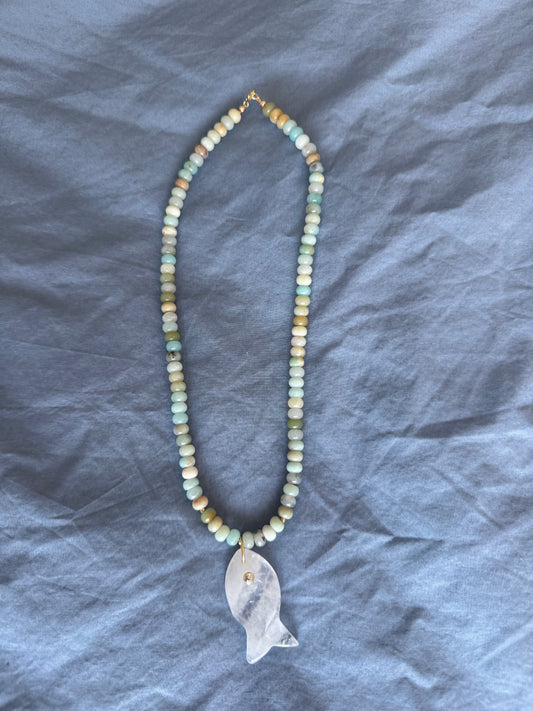 Clear Fish + Ocean Gemstones
