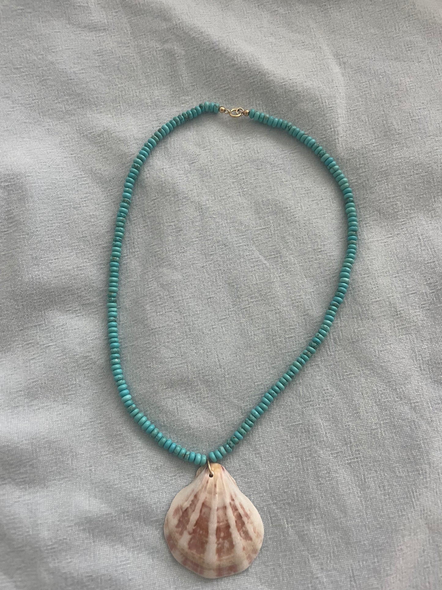 Turquoise Shell Necklace 3