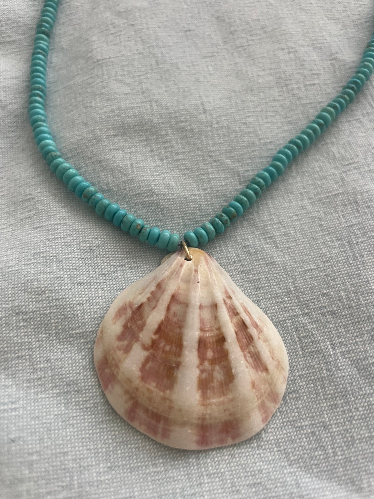 Turquoise Shell Necklace 3