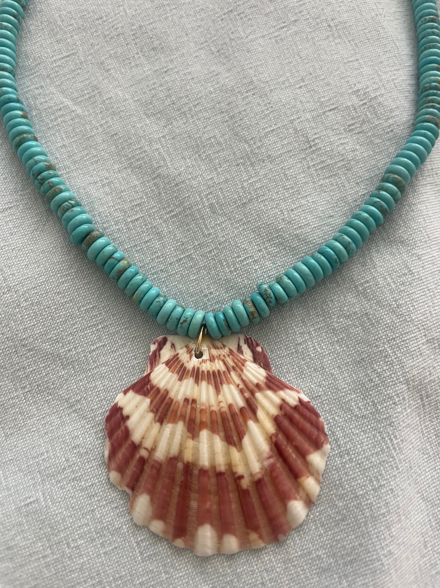 Turquoise Shell Necklace 2
