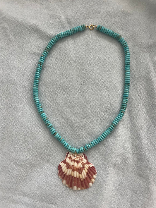 Turquoise Shell Necklace 2