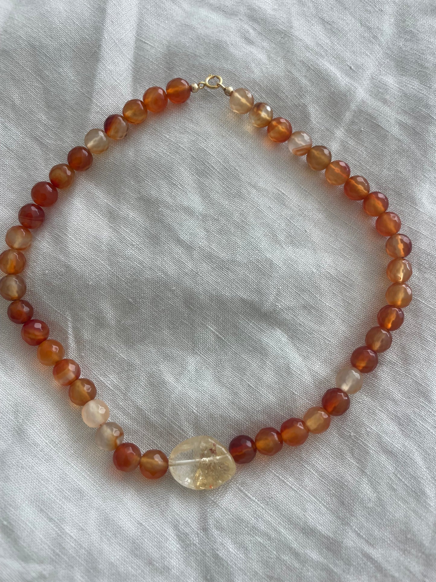 Carnelian with Citrine