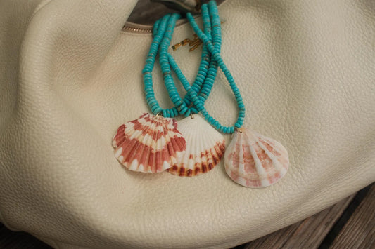 Turquoise Shell Necklace 5