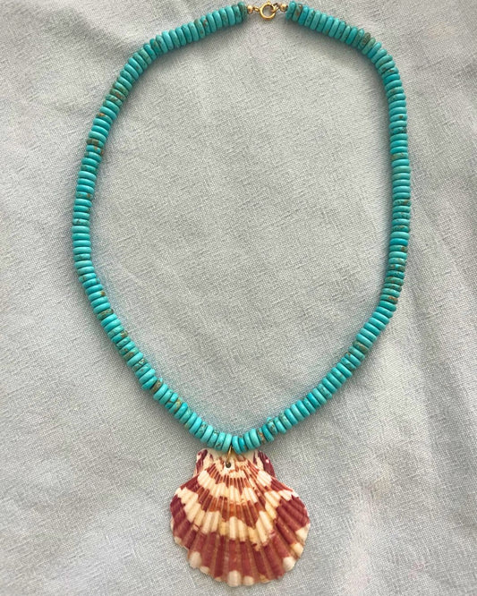 Turquoise Shell Necklace 2