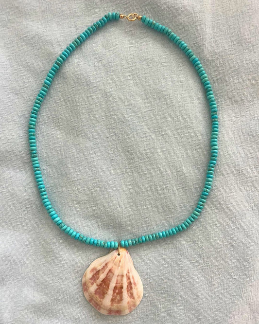Turquoise Shell Necklace 3