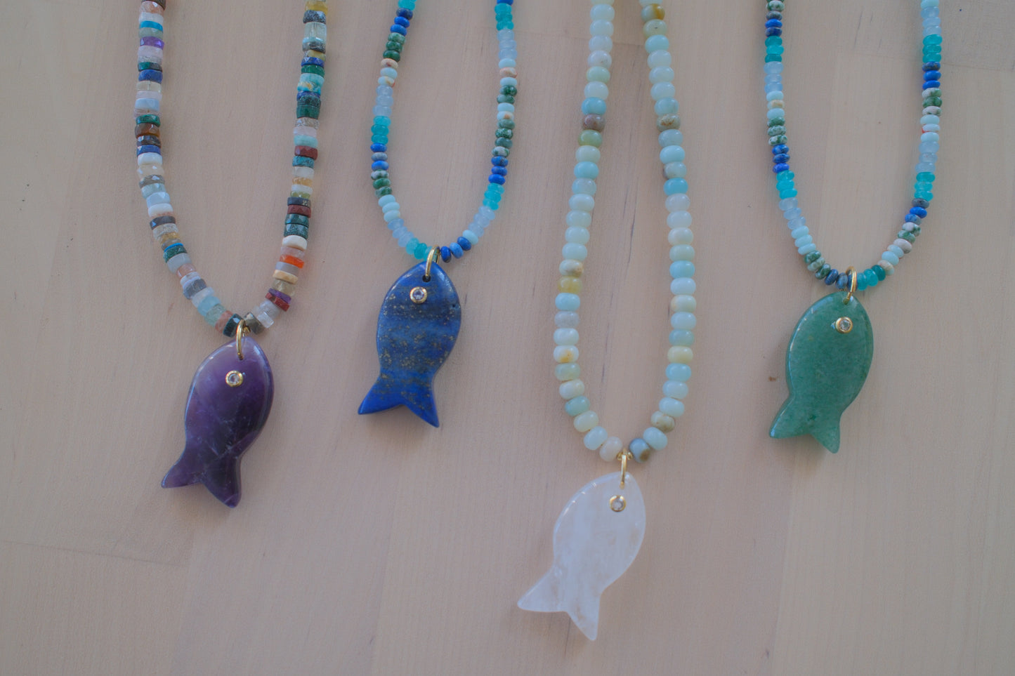 Clear Fish + Ocean Gemstones