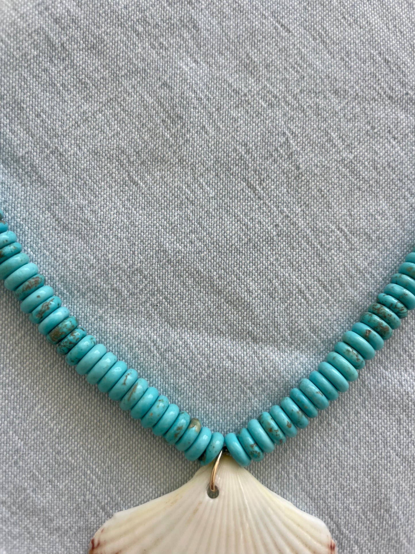 Turquoise Shell Necklace 1