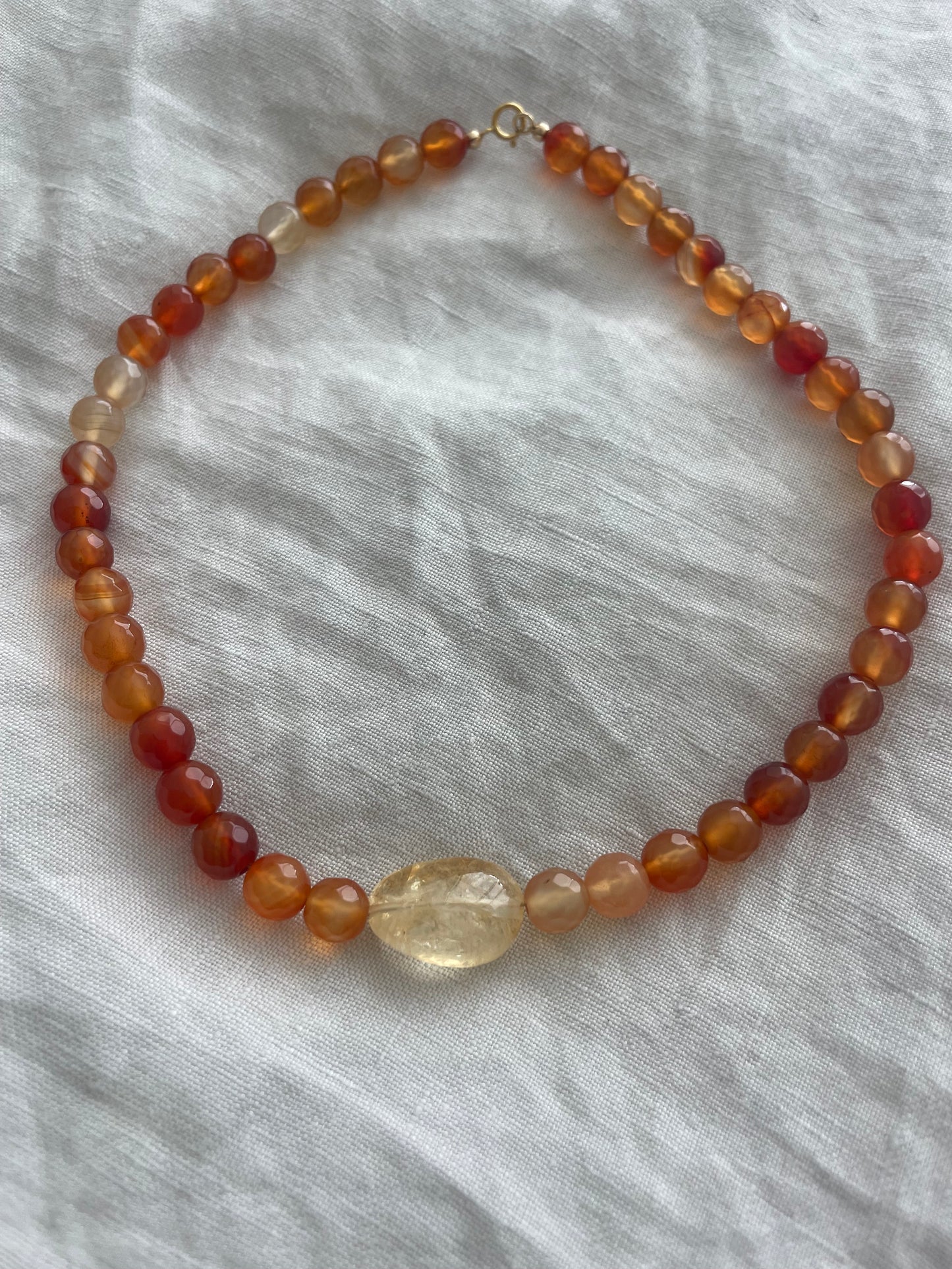 Carnelian with Citrine